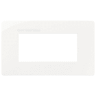 VIMAR - PLACCA PLANA UP 4M BIANCO ANTIB.