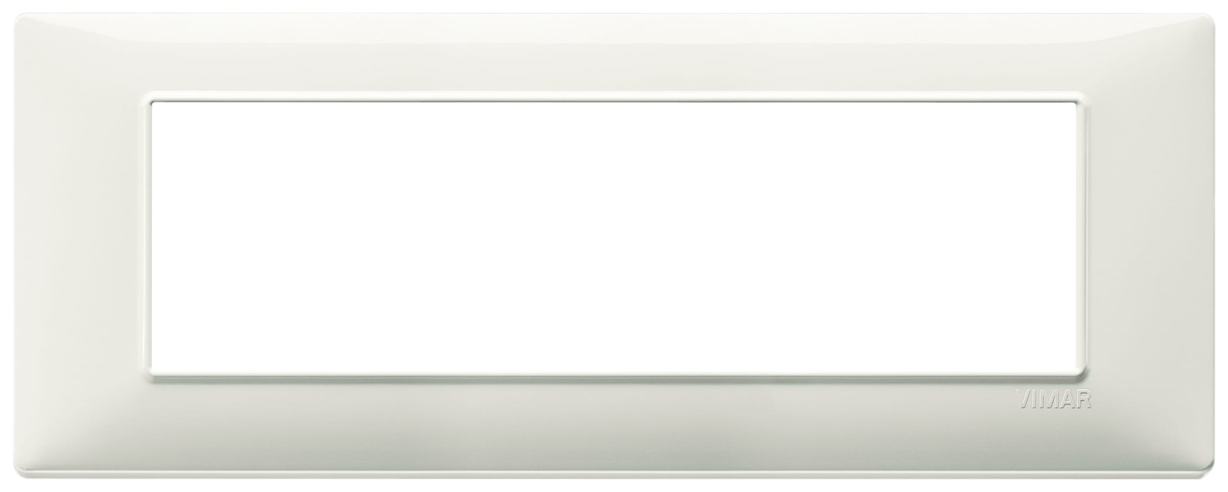 VIMAR - Placca 7 Moduli Tecnopolimero Avorio