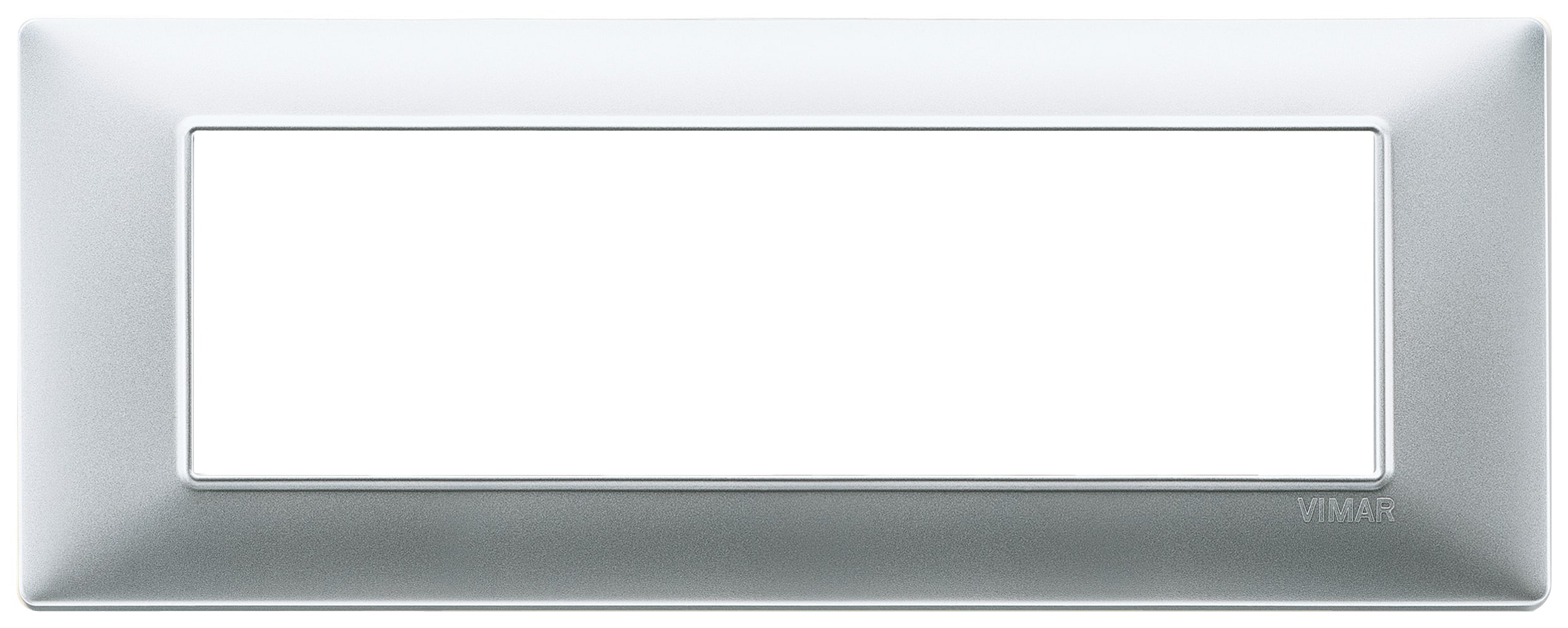 VIMAR - PLACCA 7M ARGENTO OPACO
