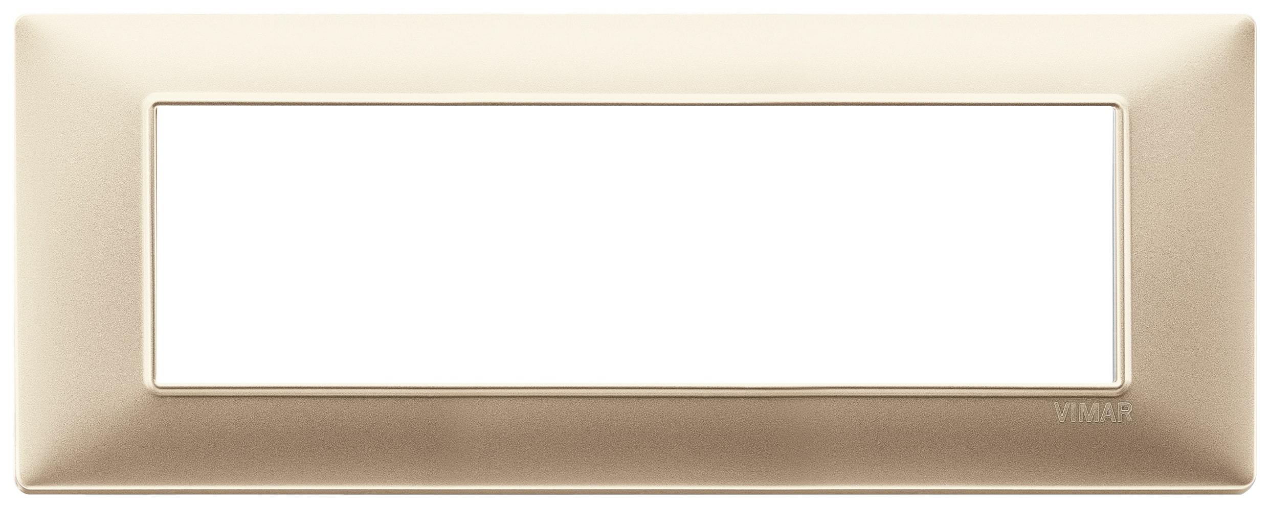 VIMAR - PLACCA 7M CHAMPAGNE OPACO