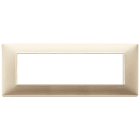 VIMAR - PLACCA 7M CHAMPAGNE OPACO