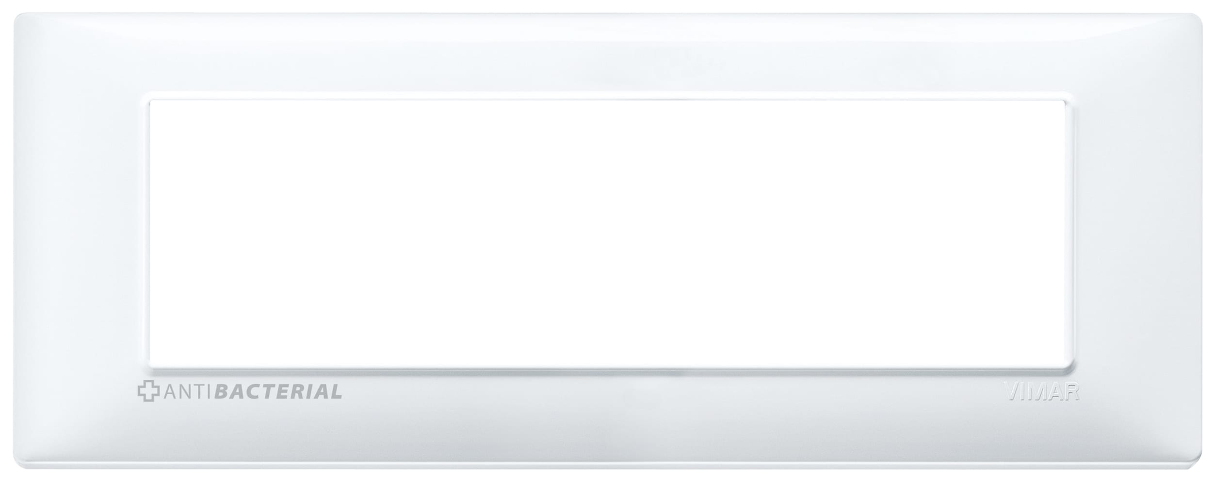 VIMAR - PLACCA 7M ANTIBATTERICO BIANCO 14657.AB.01