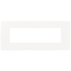 VIMAR - PLACCA PLANA UP 7M BIANCO MATT 14657U.11