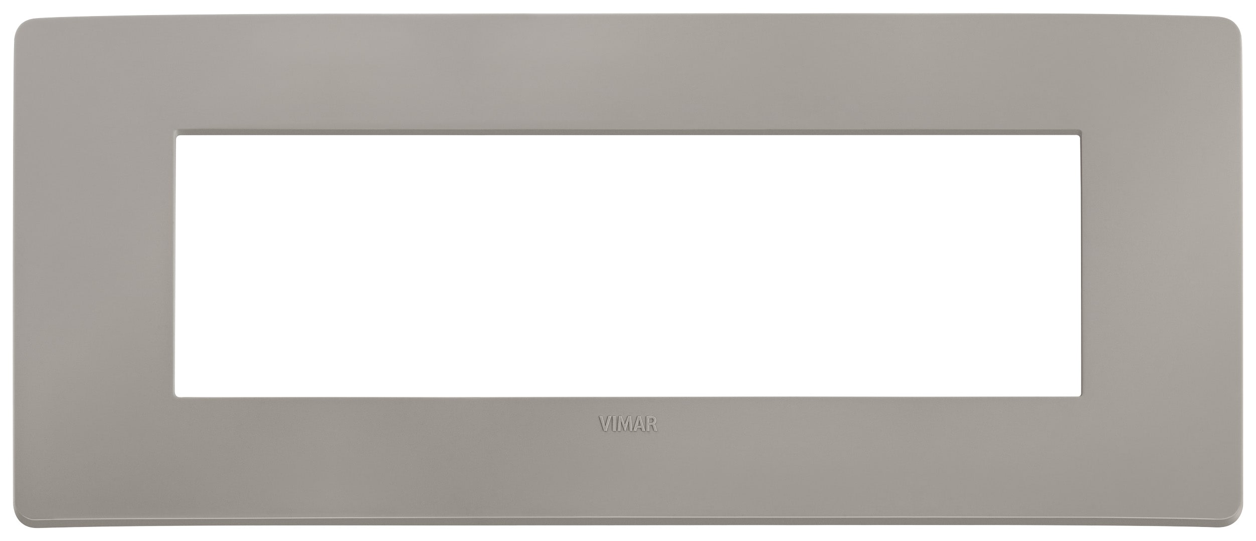 VIMAR - PLACCA PLANA UP 7M GRIGIO CEMENTO MATT
