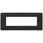 VIMAR - PLACCA PLANA UP 7M NERO MATT 14657U.19