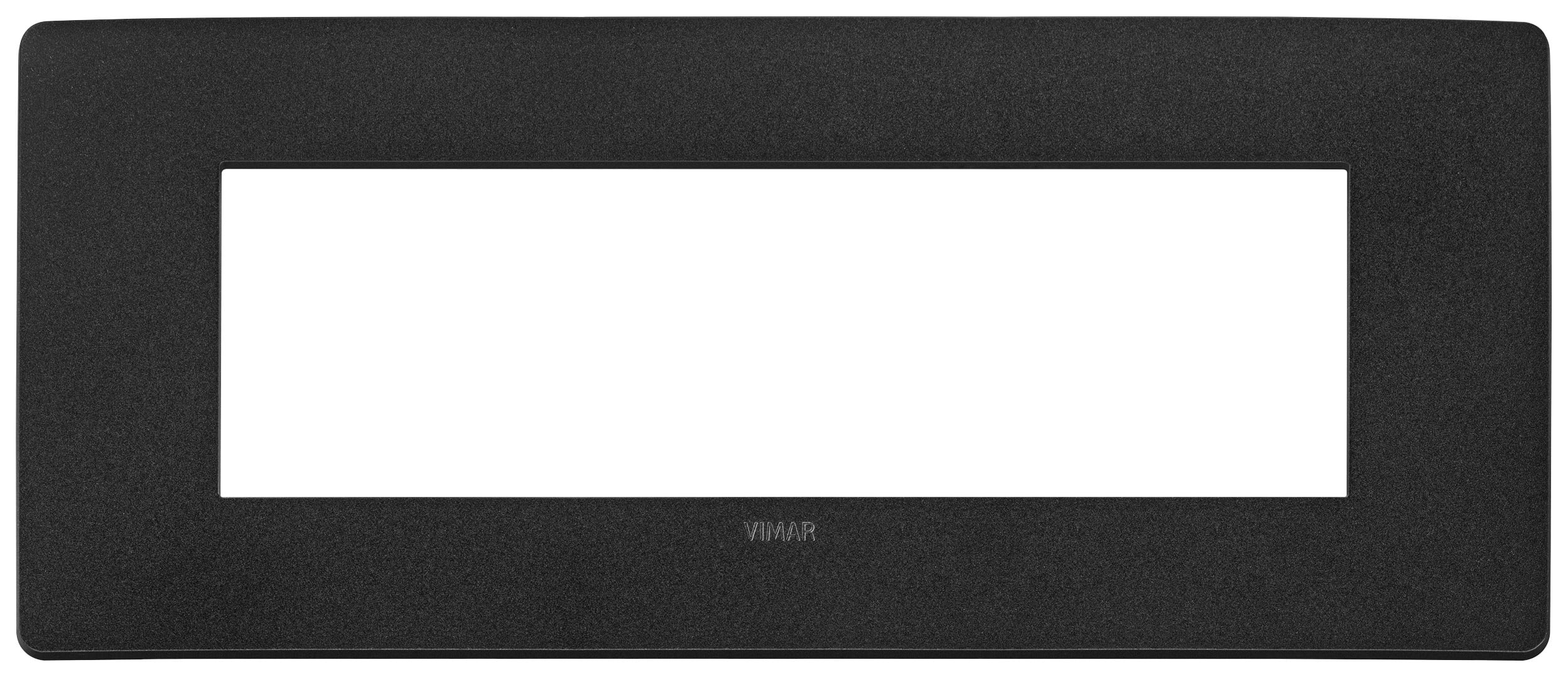 VIMAR - PLACCA PLANA UP 7M NERO MATT