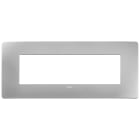 VIMAR - PLACCA PLANA UP 7M ARGENTO