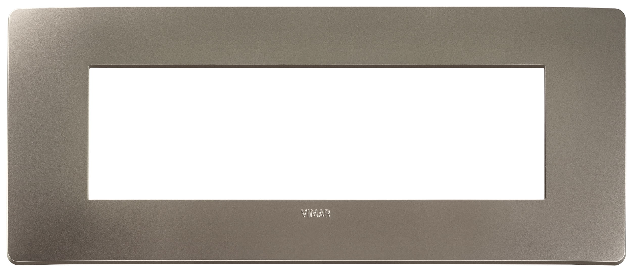 VIMAR - PLACCA PLANA UP 7M TITANIO