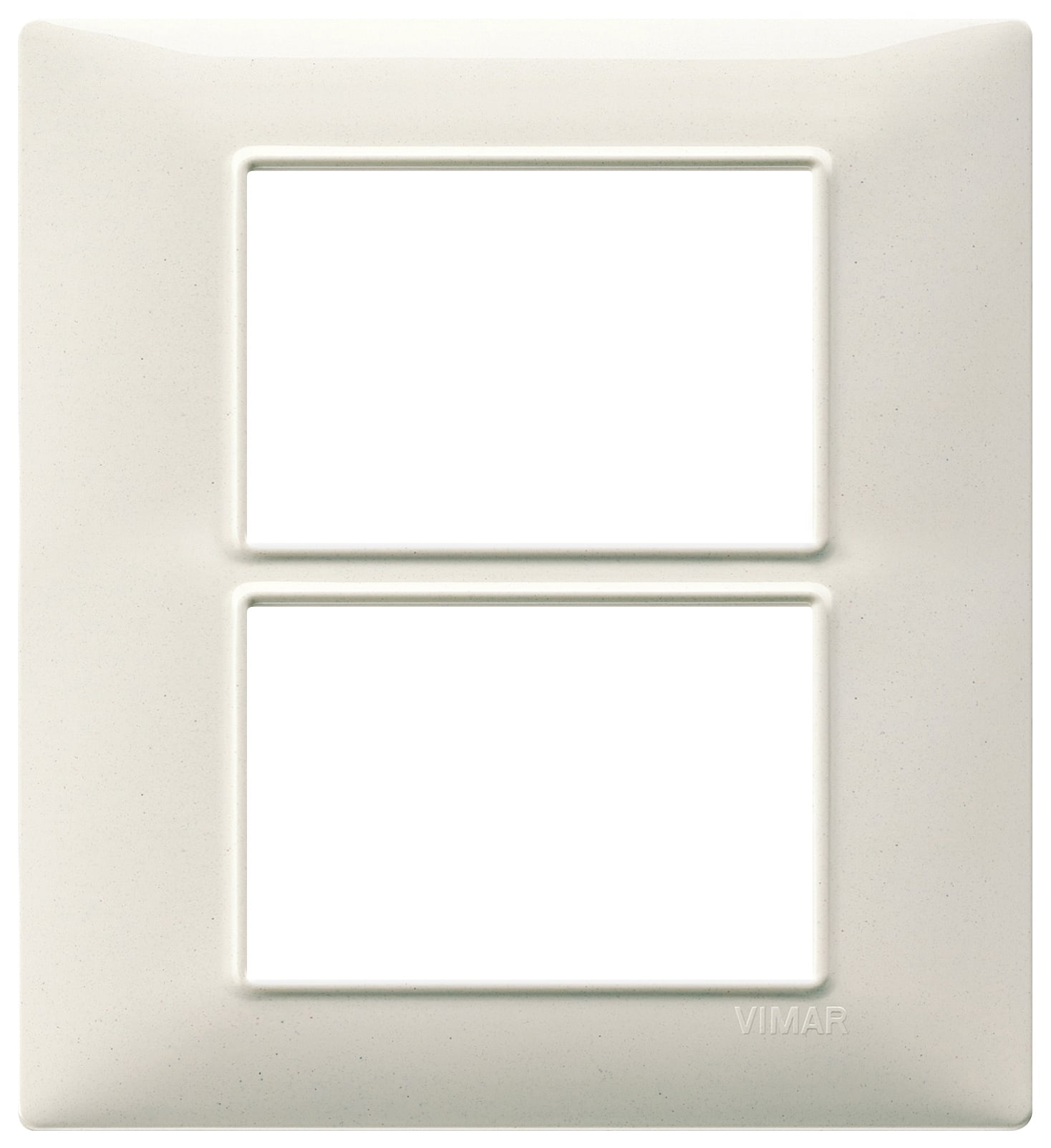 VIMAR - PLACCA 6M (3+3) BIANCO GRANITO