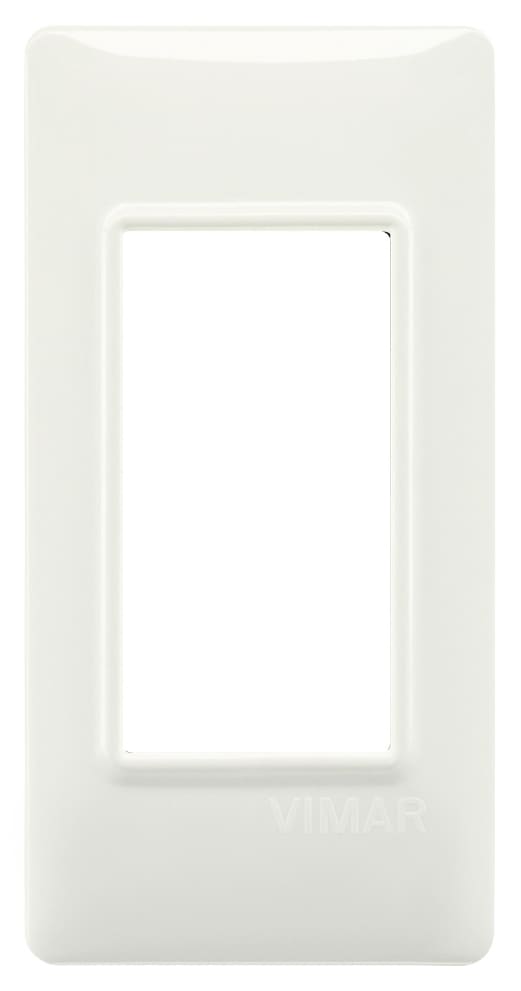 VIMAR - Placca 1 Modulo Tecnopolimero Avorio per Pannelli 14666.02