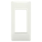 VIMAR - Placca 1 Modulo Tecnopolimero Avorio per Pannelli 14666.02