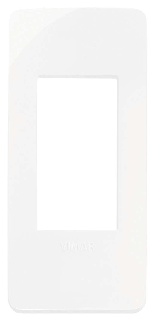 VIMAR - PLACCA PLANA UP 1M PANNELLI BIANCO 14666U.01