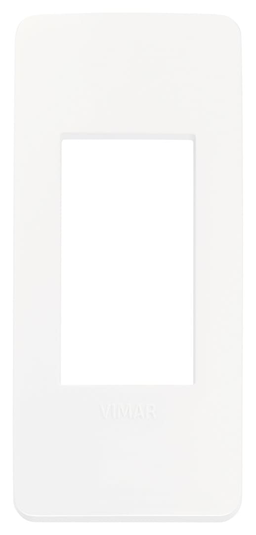 VIMAR - PLACCA PLANA UP 1M PANNELLI BIANCO MATT 14666U.11