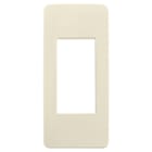 VIMAR - PLACCA PLANA UP 1M PANNELLI AVORIO MATT 14666U.12