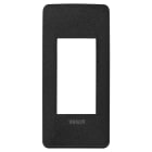 VIMAR - PLACCA PLANA UP 1M PANNELLI NERO MATT 14666U.19