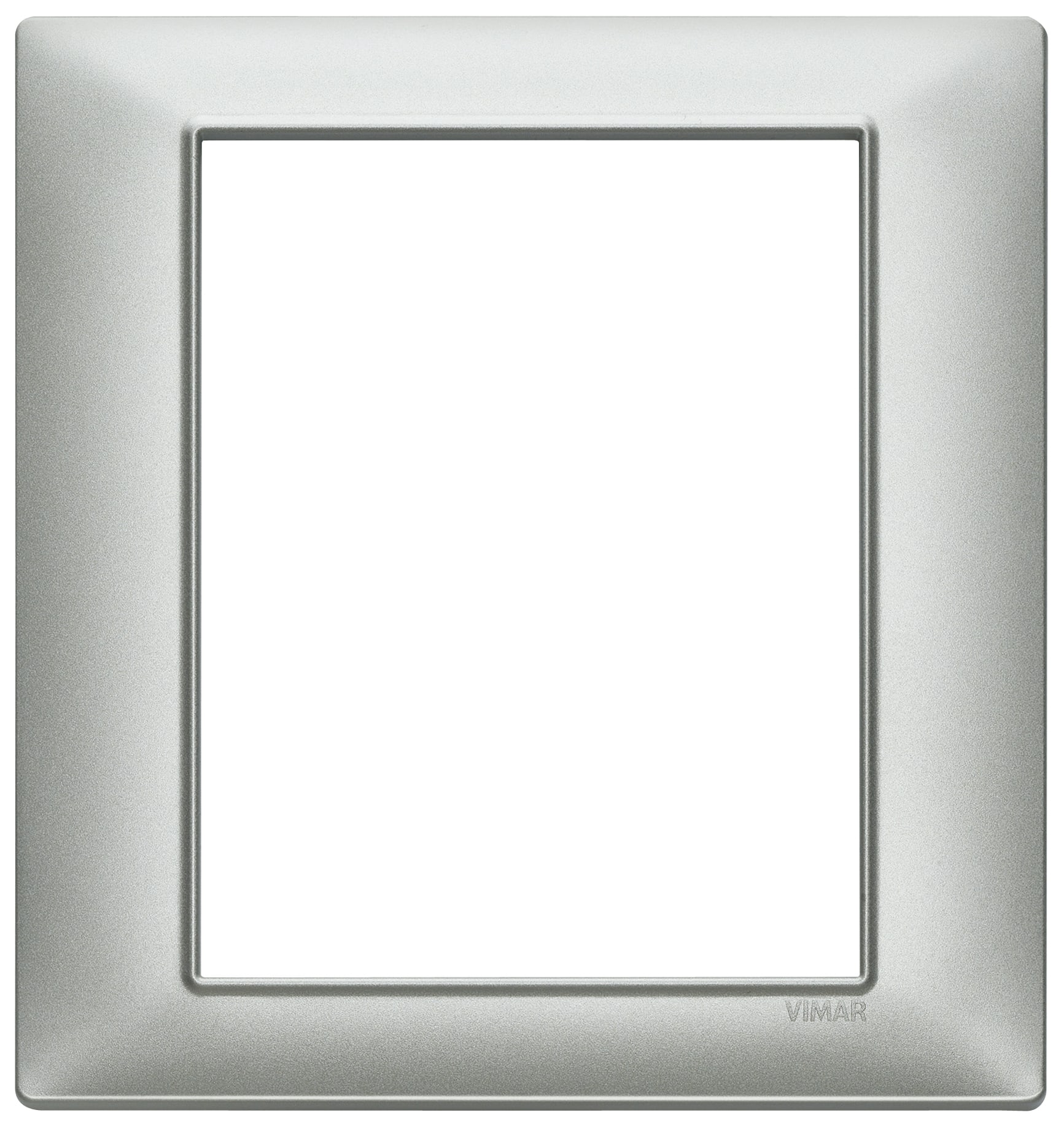 VIMAR - PLACCA 8M ARGENTO OPACO