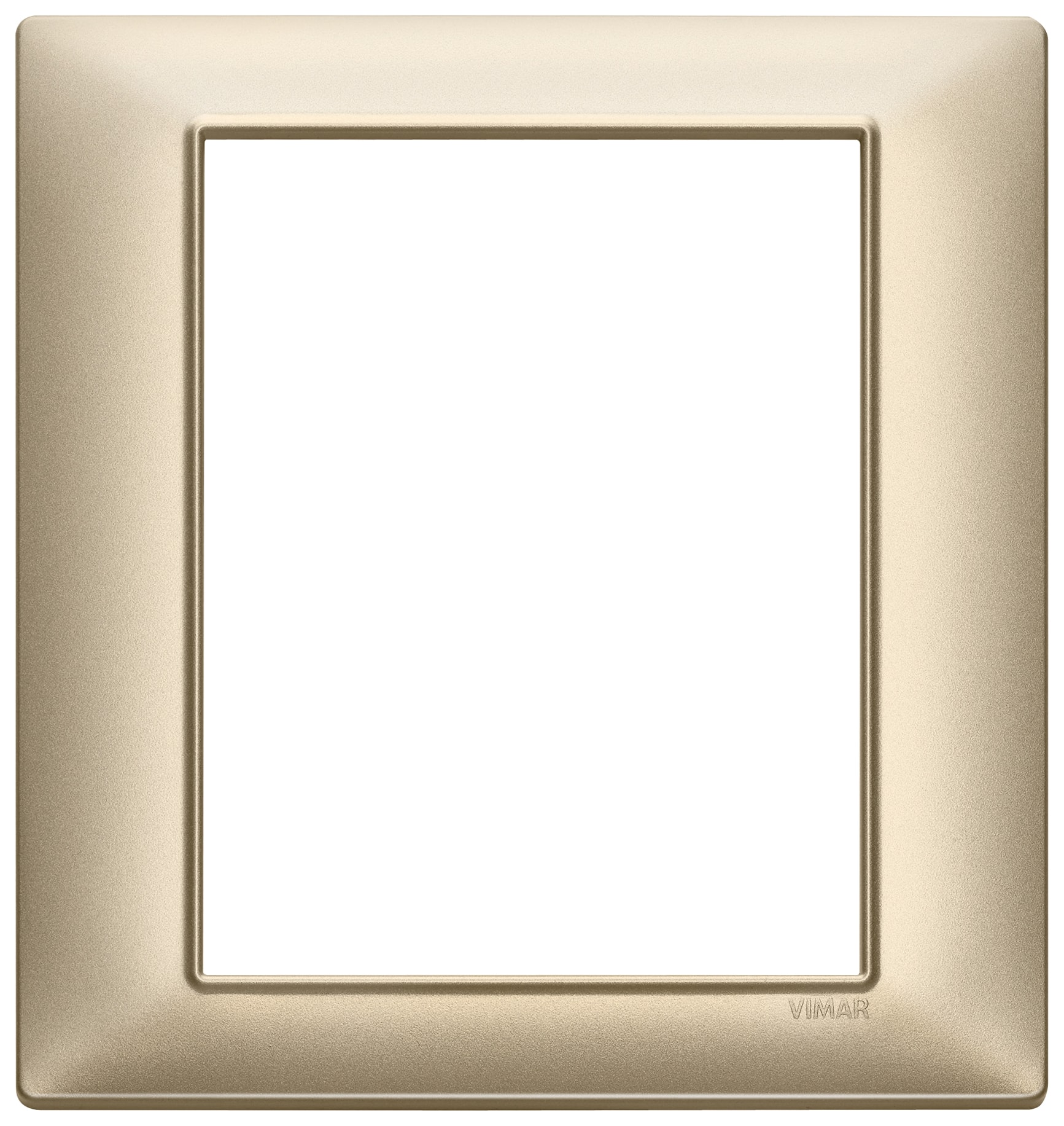 VIMAR - PLACCA 8M CHAMPAGNE OPACO