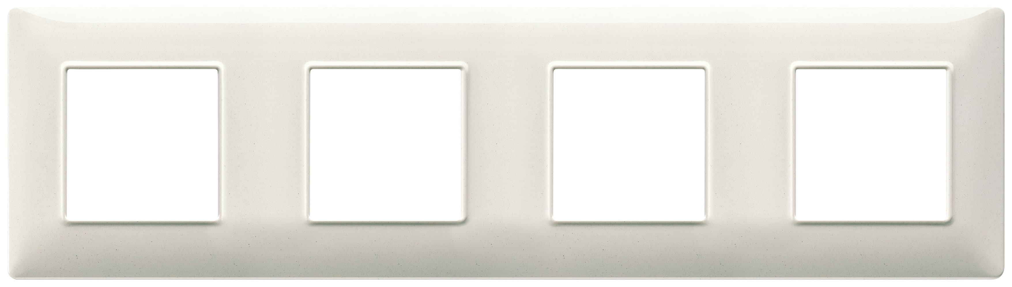 VIMAR - PLACCA 8M (2+2+2+2) INT71 BIANCO GRANITO