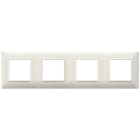 VIMAR - PLACCA 8M (2+2+2+2) INT71 BIANCO GRANITO