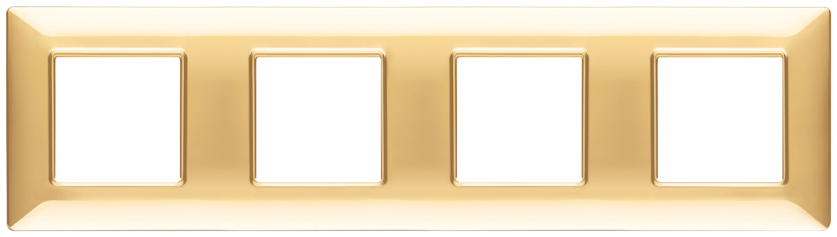 VIMAR - PLACCA 8M (2+2+2+2) INT71 ORO LUCIDO 14669.24