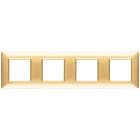 VIMAR - PLACCA 8M (2+2+2+2) INT71 ORO LUCIDO