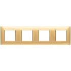 VIMAR - PLACCA 8M (2+2+2+2) INT71 ORO OPACO