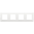 VIMAR - Placca 8M Int71 Reflex Neve - Tecnopolimero Moduli Interasse 71 Mm