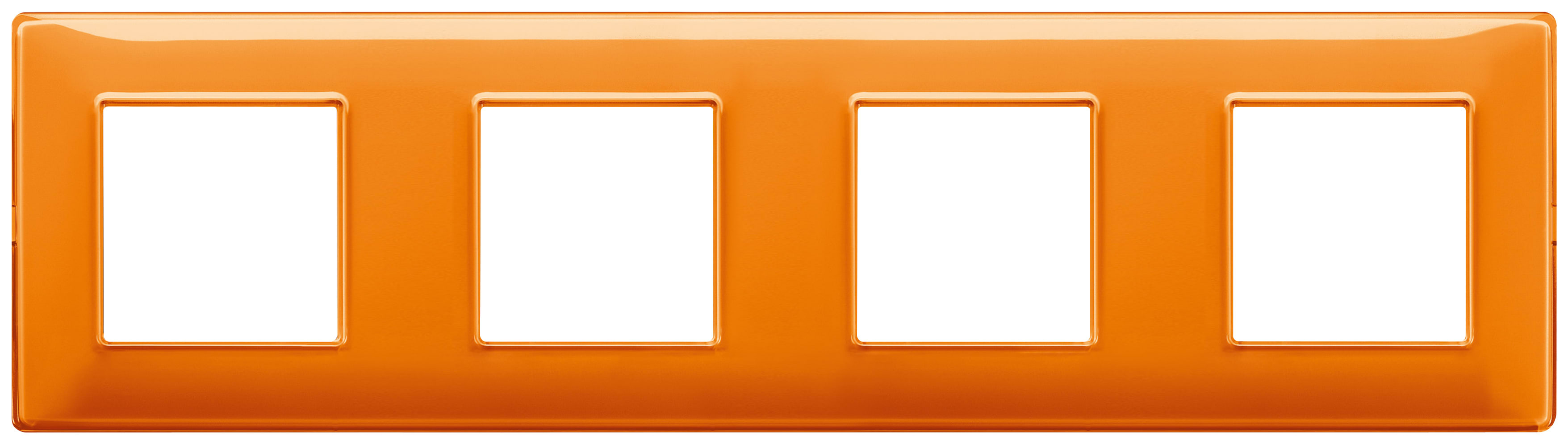 VIMAR - PLACCA 8M (2+2+2+2) INT71 REFLEX ARANCIO 14669.48