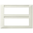 VIMAR - Placca 14 Moduli Avorio Tecnopolimero 7+7