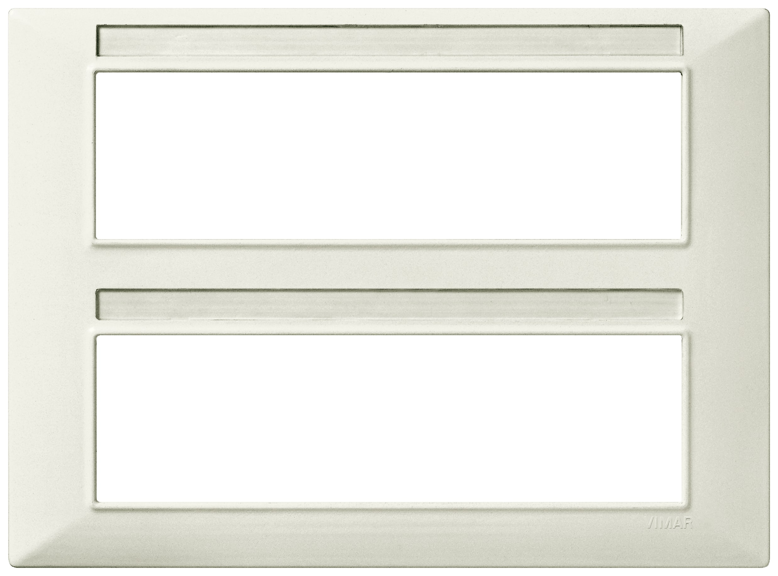 VIMAR - Placca 14 Moduli Avorio Tecnopolimero 7+7 14690.02