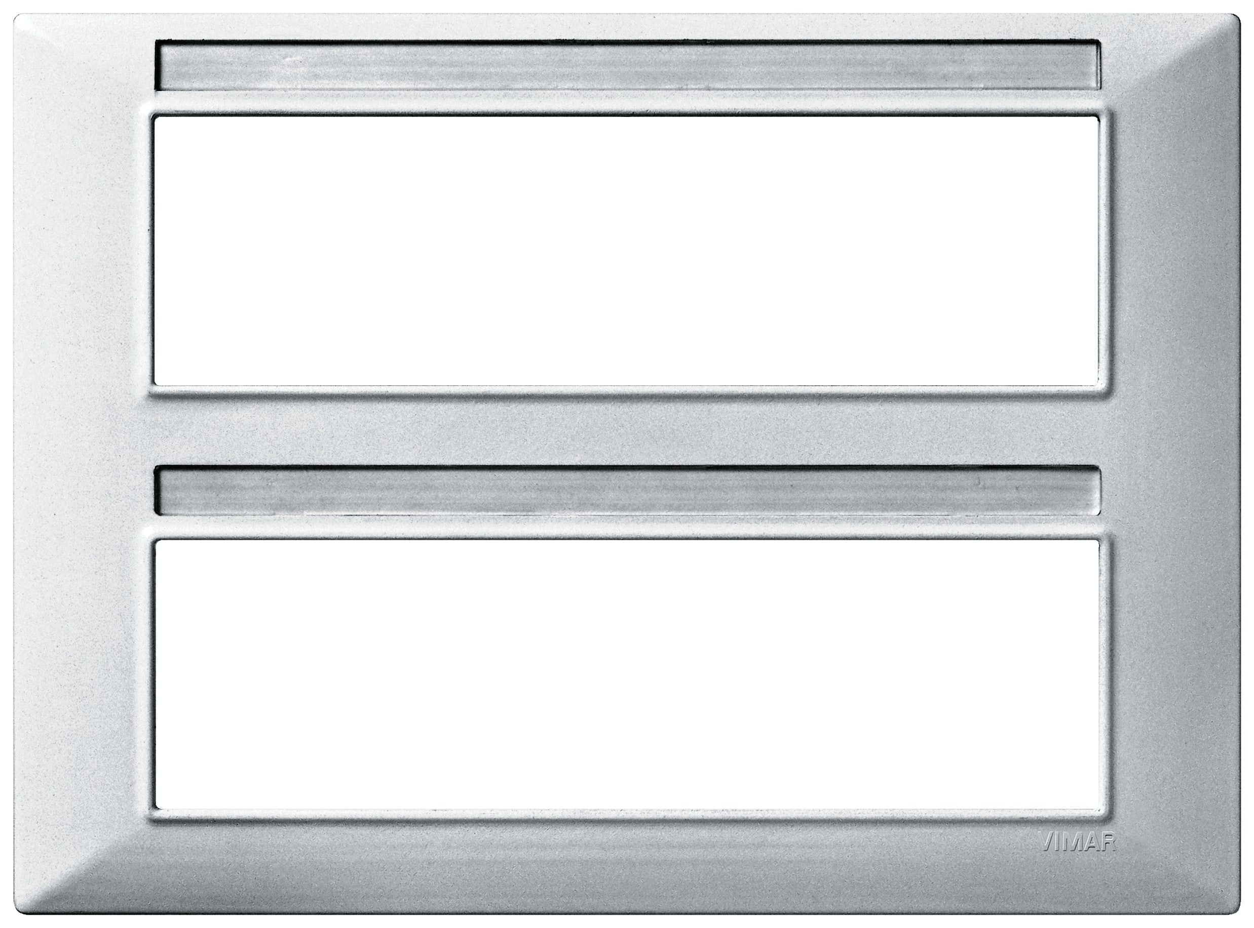 VIMAR - PLACCA 14M ARGENTO OPACO