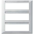 VIMAR - PLACCA 21M ARGENTO OPACO 14691.20