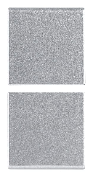 VIMAR - Due Tasti Fissi Intercambiabili 1M Neutri Silver 14751.0.SL