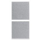 VIMAR - Due Tasti Fissi Intercambiabili 1M Neutri Silver 14751.0.SL