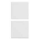 VIMAR - DUE MEZZI TASTI 1M FISSI NEUTRI BIANCO 14751.0