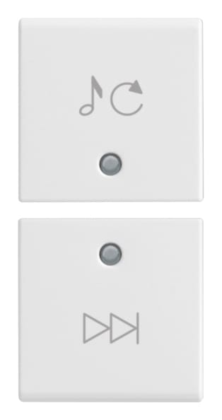 VIMAR - DUE MEZZI TASTI 1M SORG./TRACCIA BIANCO 14751.5