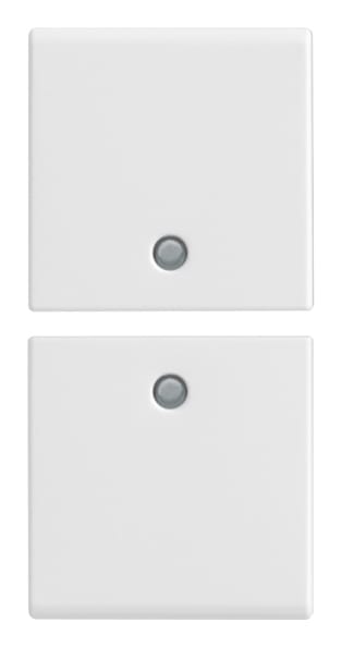 VIMAR - DUE MEZZI TASTI 1M NEUTRO PERS. BIANCO