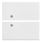 VIMAR - DUE MEZZI TASTI 2M NEUTRO PERS. BIANCO