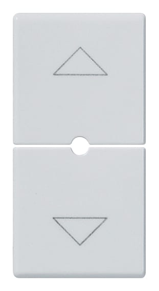 VIMAR - Due Mezzi Tasti Intercambiabili 1 Modulo Simboli Freccia Silver