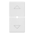 VIMAR - DUE MEZZI TASTI 1M SIMBOLI FRECCE BIANCO