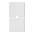 VIMAR - DUE MEZZI TASTI 1M NEUTRO PERS. BIANCO