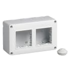 VIMAR - Contenitore Parete IP40 4M 2X2 Moduli Eikon Arké Plana - Apparecchi Agganciabili Orizzontale Verticale