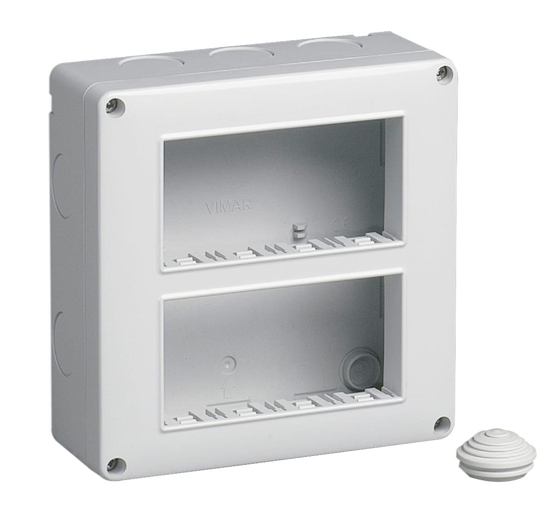 VIMAR - Contenitore Parete Verticale 8M 4X2 IP40 Eikon, Arké, Plana 14832