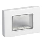 VIMAR - Calotta da Parete IP55 3 Moduli Bianco con Viti per Scatole da Incasso