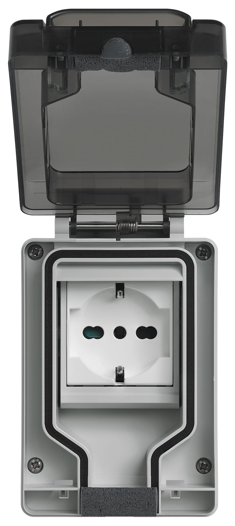 VIMAR - Contenitore universale per presa e spina IP66 da parete, bianco - 2 moduli