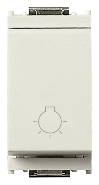 VIMAR - PULSANTE 1P NO 10A LUCE BIANCO