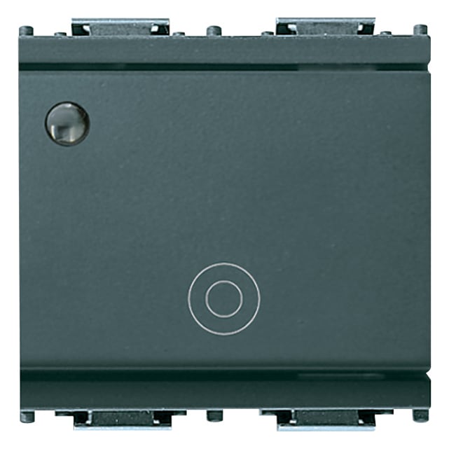 VIMAR - PULSANTE 1P NO 10A GEN. LUM.SO 2M GRIGIO 16090.M