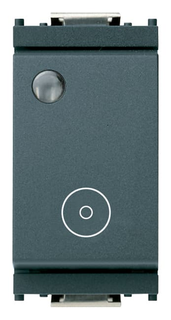 VIMAR - PULSANTE 1PNC 10A GENERICO LUM.SO GRIGIO 16092