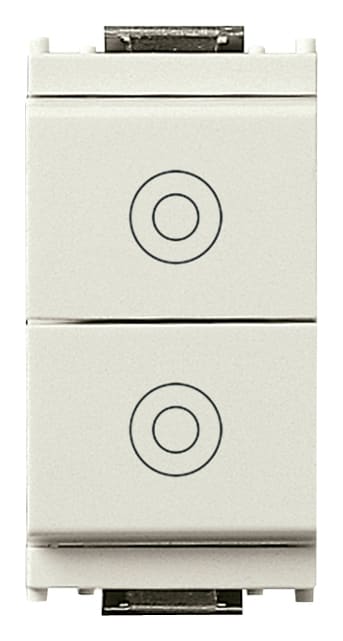 VIMAR - Pulsanti Indipendenti 1P No 10A Bianco - Chiusura Contemporanea Circuiti Motori