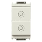 VIMAR - Pulsanti Indipendenti 1P No 10A Bianco - Chiusura Contemporanea Circuiti Motori